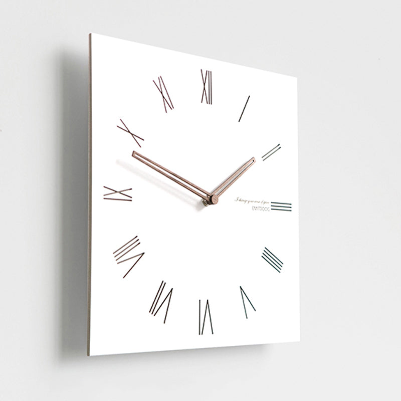 TempoFrame | Modern White Geometric Wall Clock