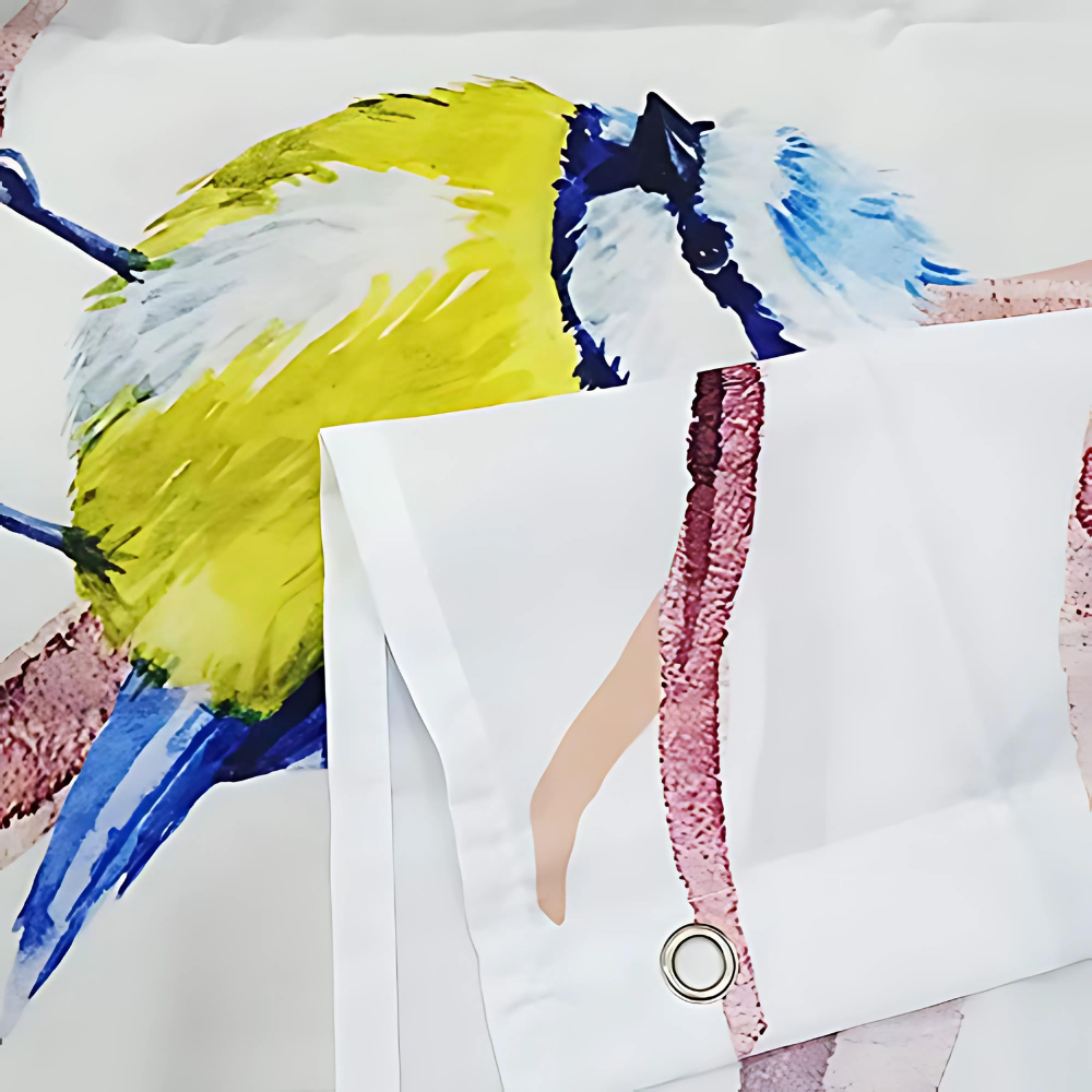 ForestWhisper | Bird & Branch Shower Curtain