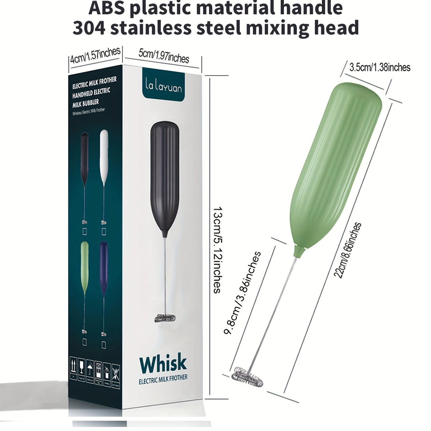 FoamWhirl | Battery-Powered Handheld Milk Frother