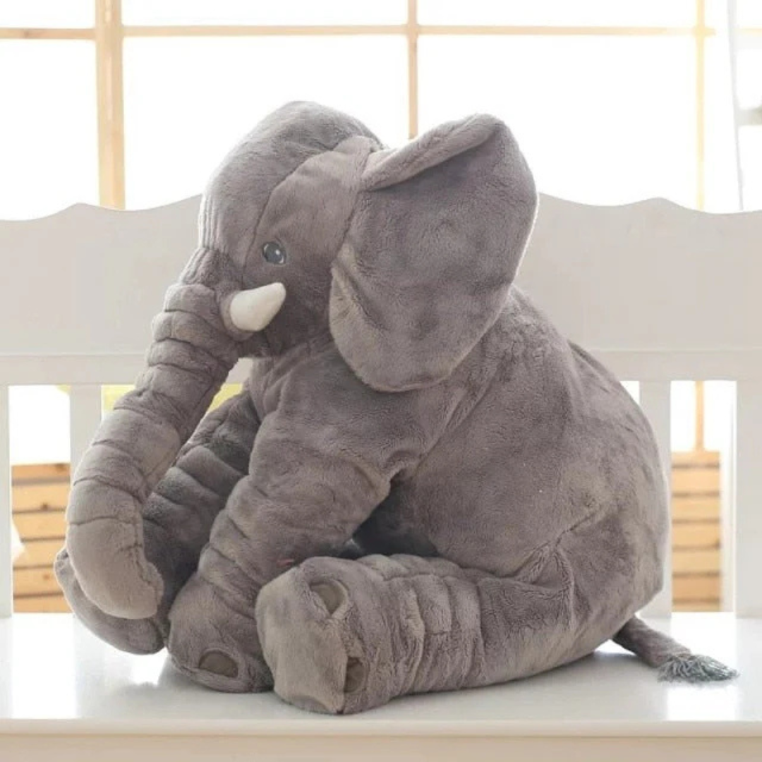 SnuggleTrunk | Soft Plush Elephant Cuddle Cushion