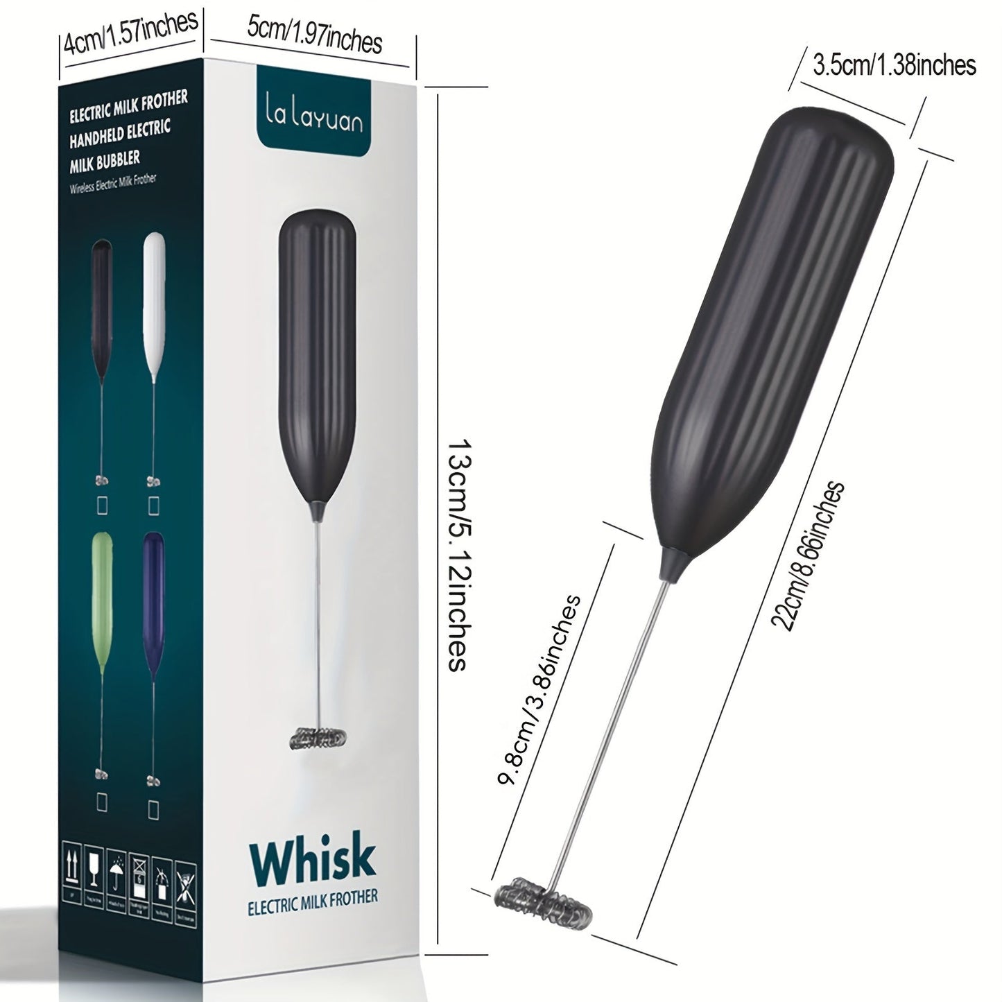 FoamWhirl | Battery-Powered Handheld Milk Frother