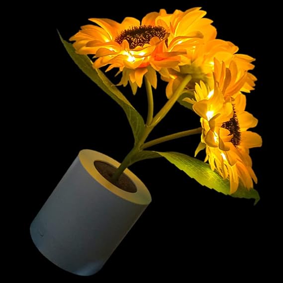 SunGlow | Sparkling Sunflower Table Lamp