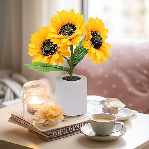 SunGlow | Sparkling Sunflower Table Lamp
