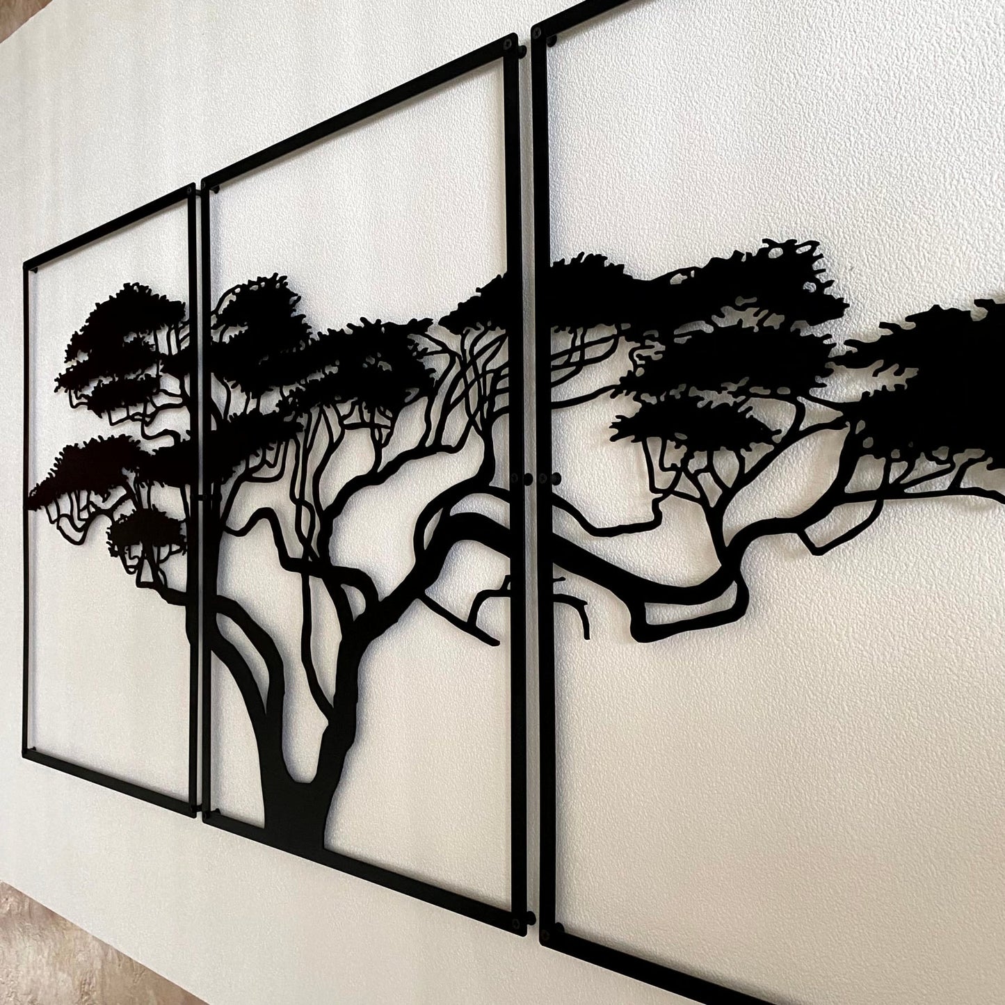 Metal Wall Art | Elegant Birds and Branch Design