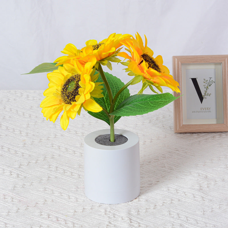 SunGlow | Sparkling Sunflower Table Lamp