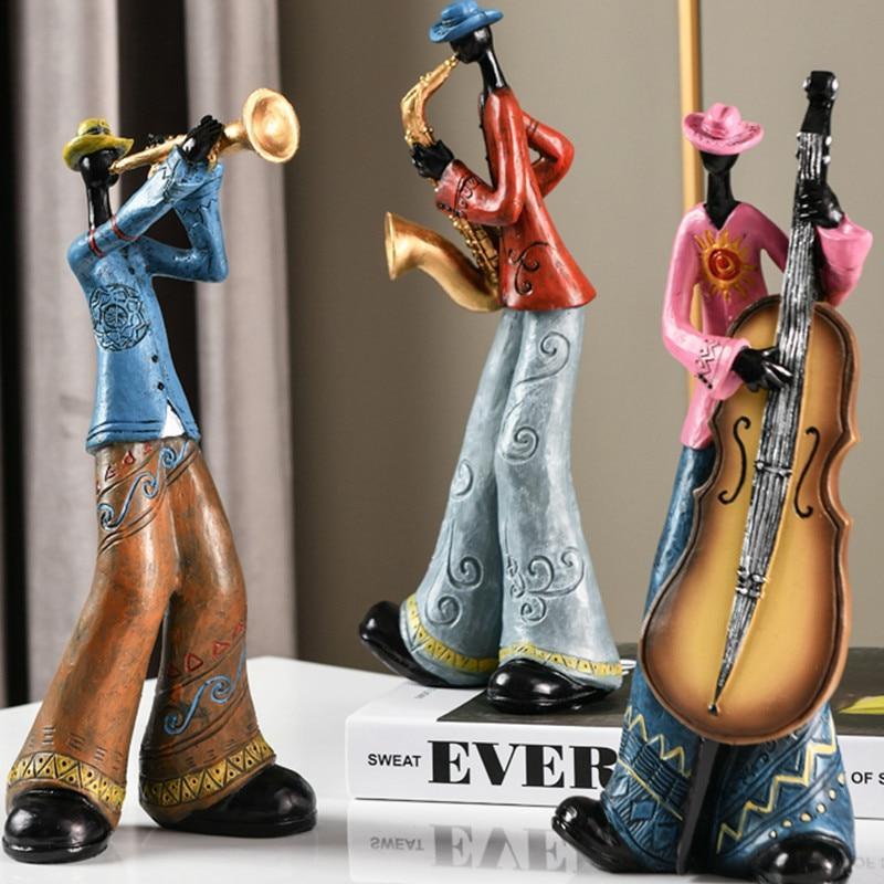 Melodic Masterpiece | Retro Resin Band Sculptures