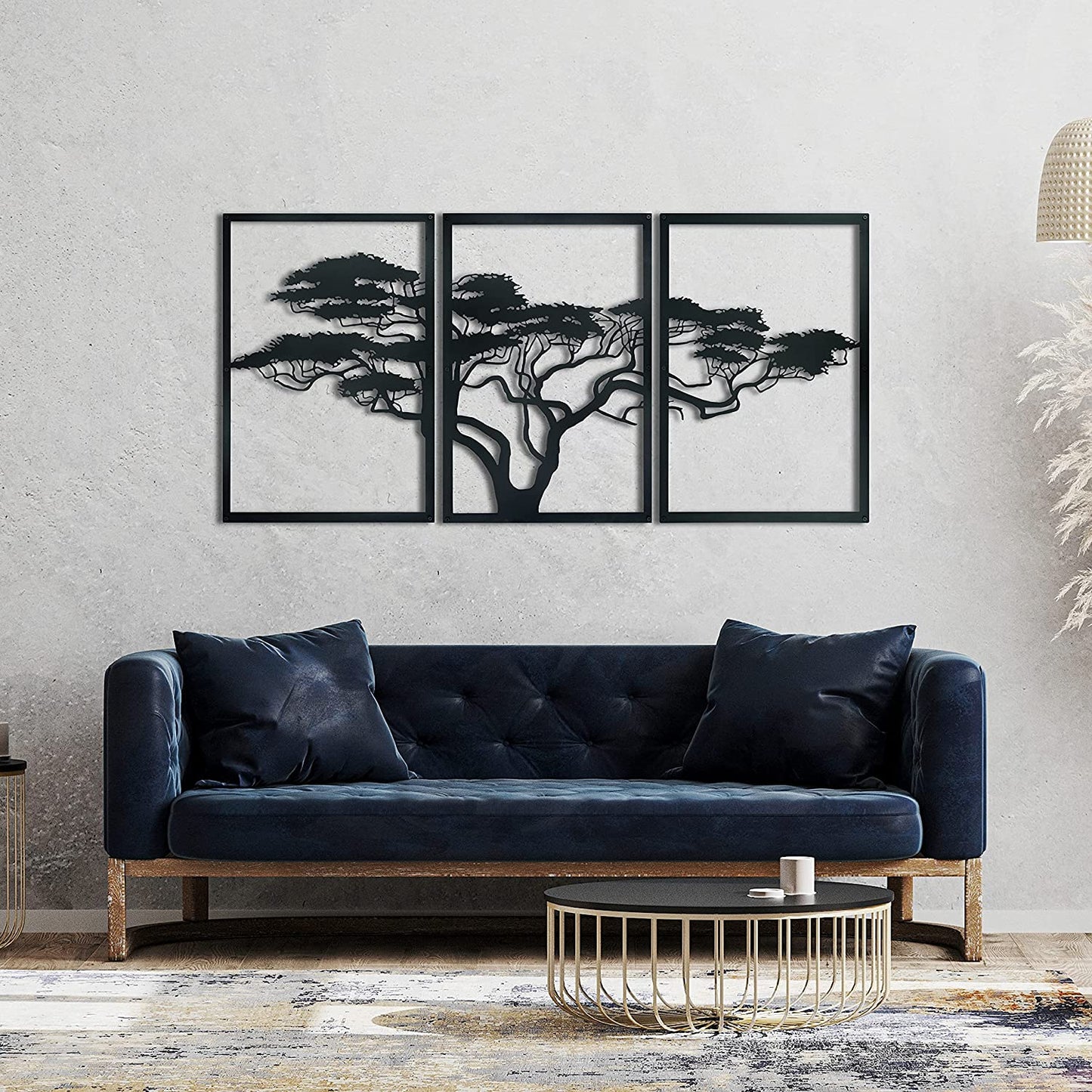 Metal Wall Art | Elegant Birds and Branch Design