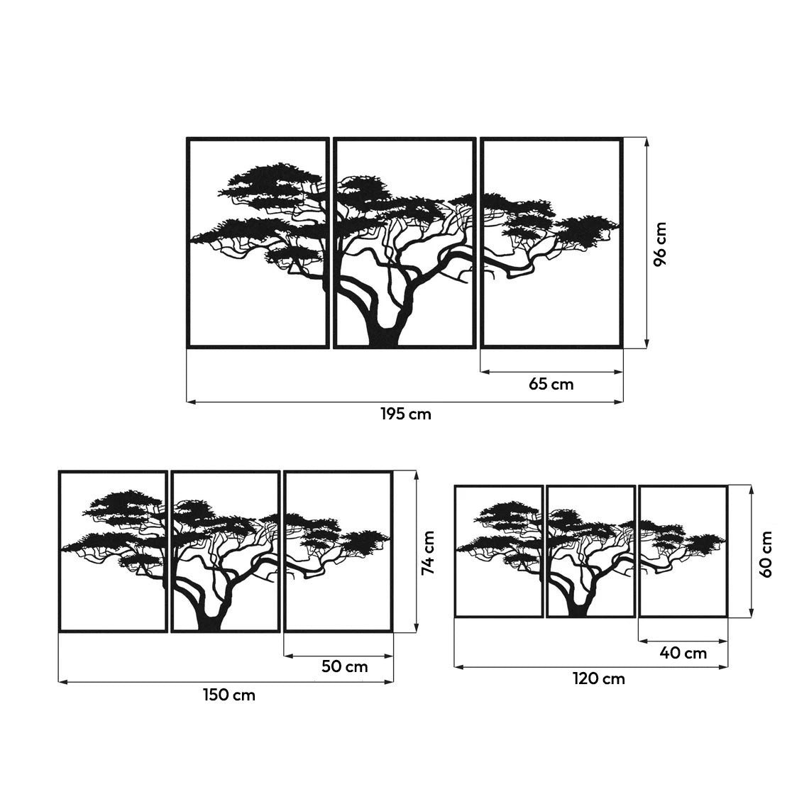 Metal Wall Art | Elegant Birds and Branch Design
