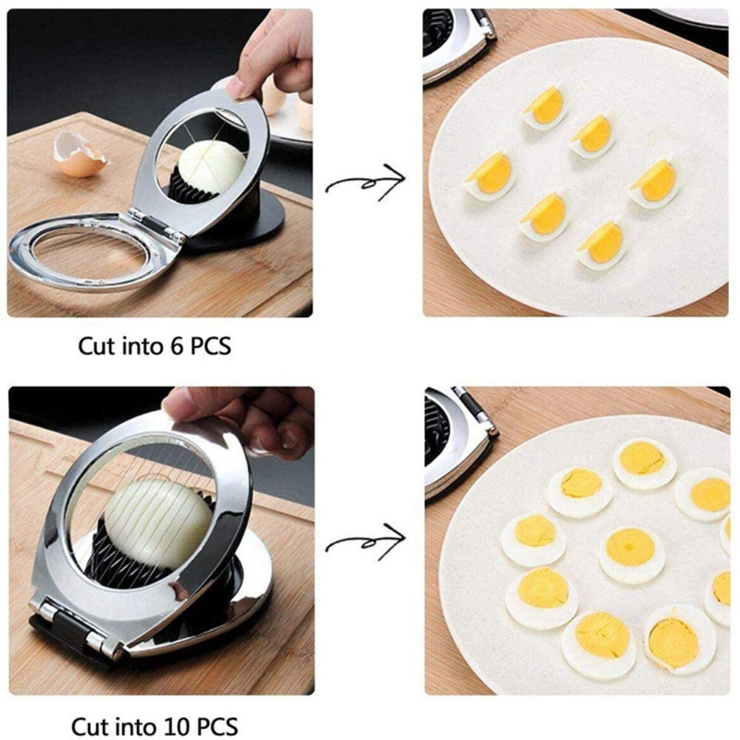 SwiftSlice | Stainless Steel Egg Slicer