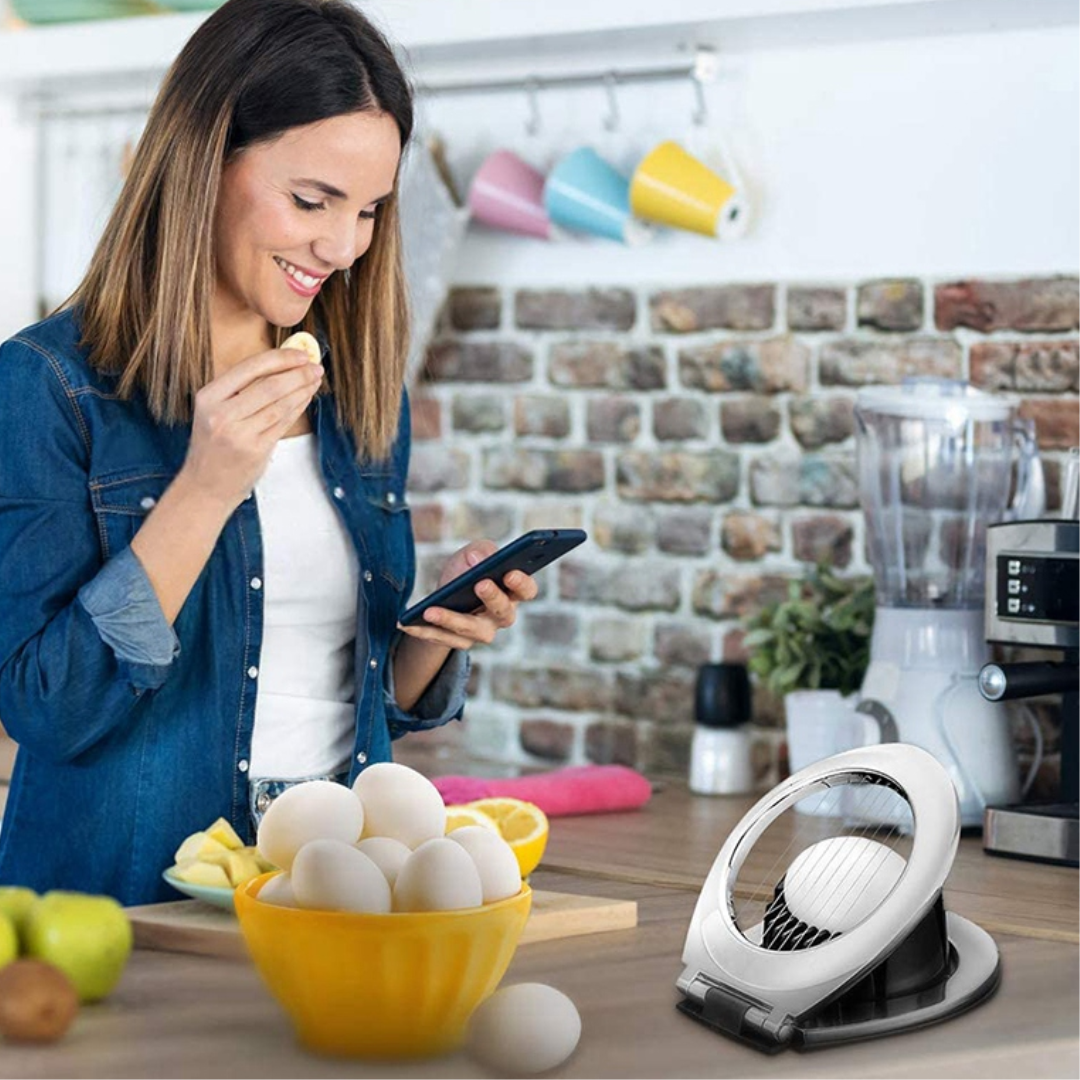 SwiftSlice | Stainless Steel Egg Slicer