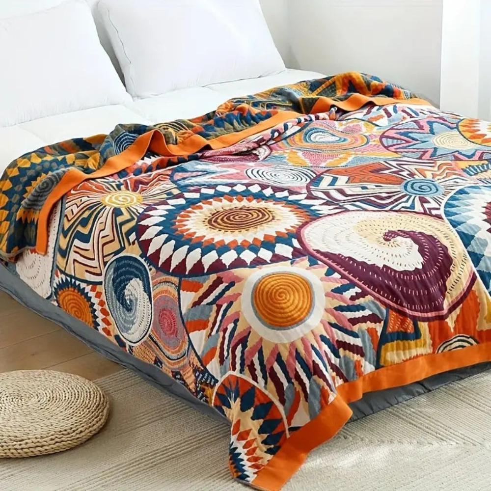 RadiantSun | Cotton Throw – Warmth and Vibrance in Every Thread