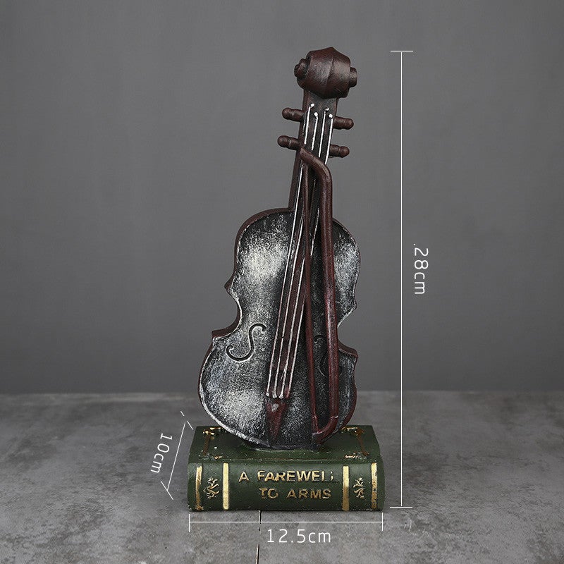 Melodic Masterpiece | Retro Resin Band Sculptures