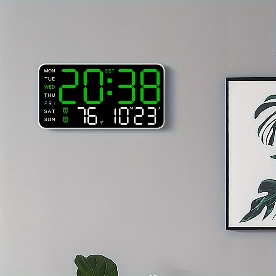 Digitix Glow | Modern Digital Wall Clock