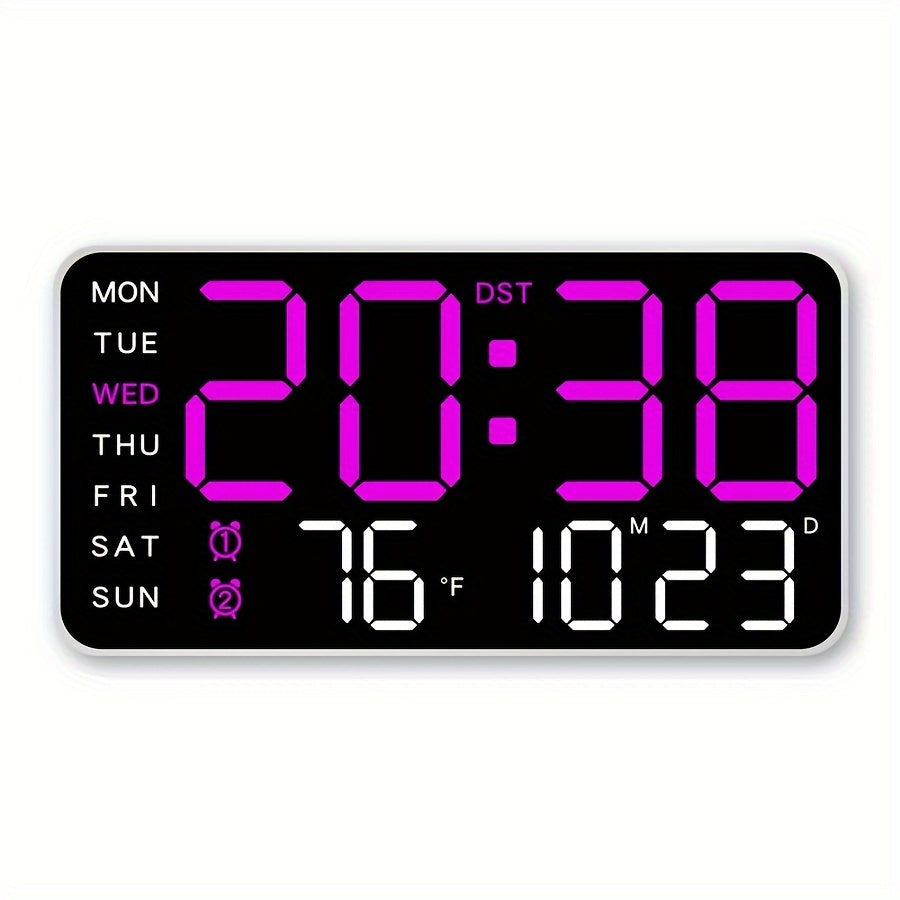 Digitix Glow | Modern Digital Wall Clock