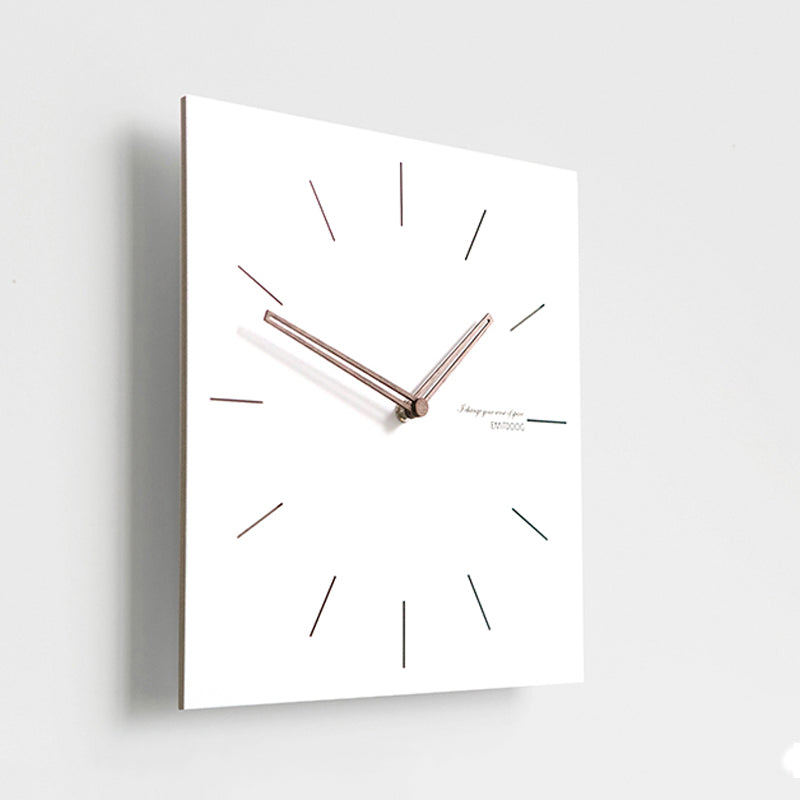 TempoFrame | Modern White Geometric Wall Clock