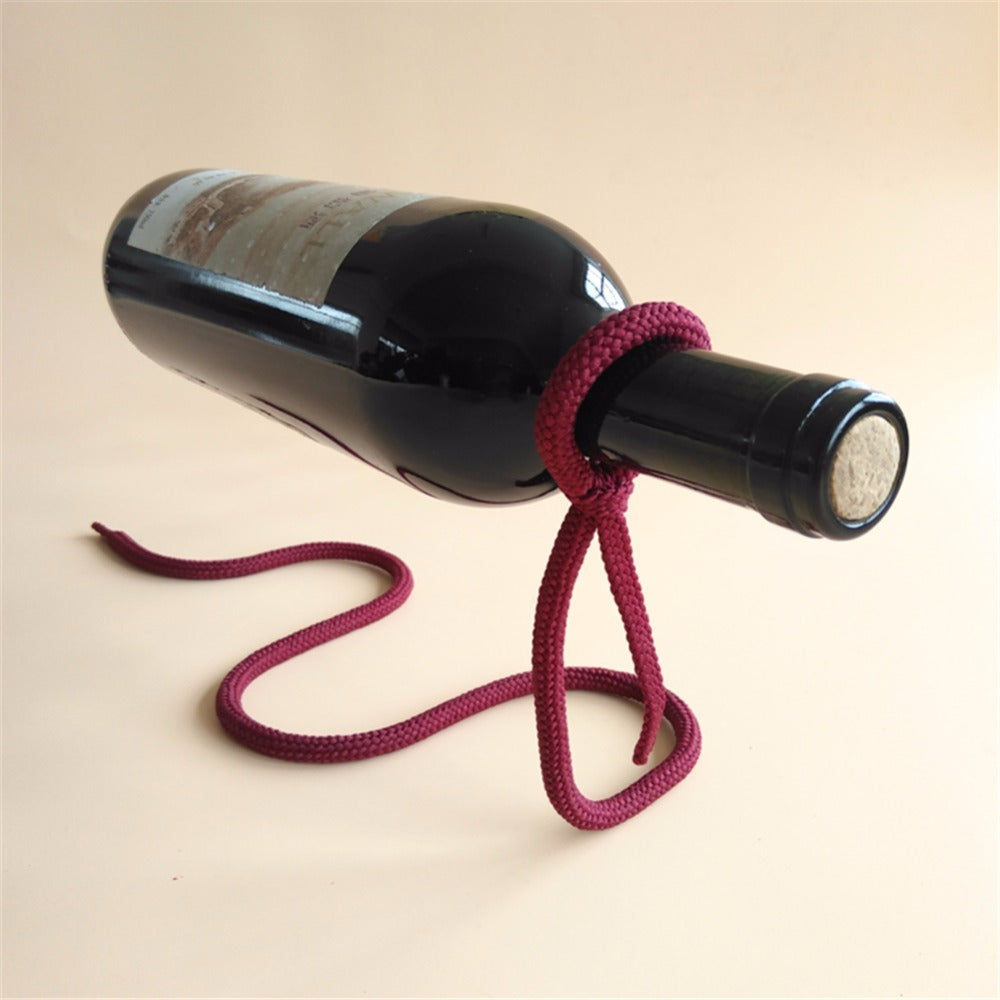 HarborNest | Rustic Rope Wine Rack
