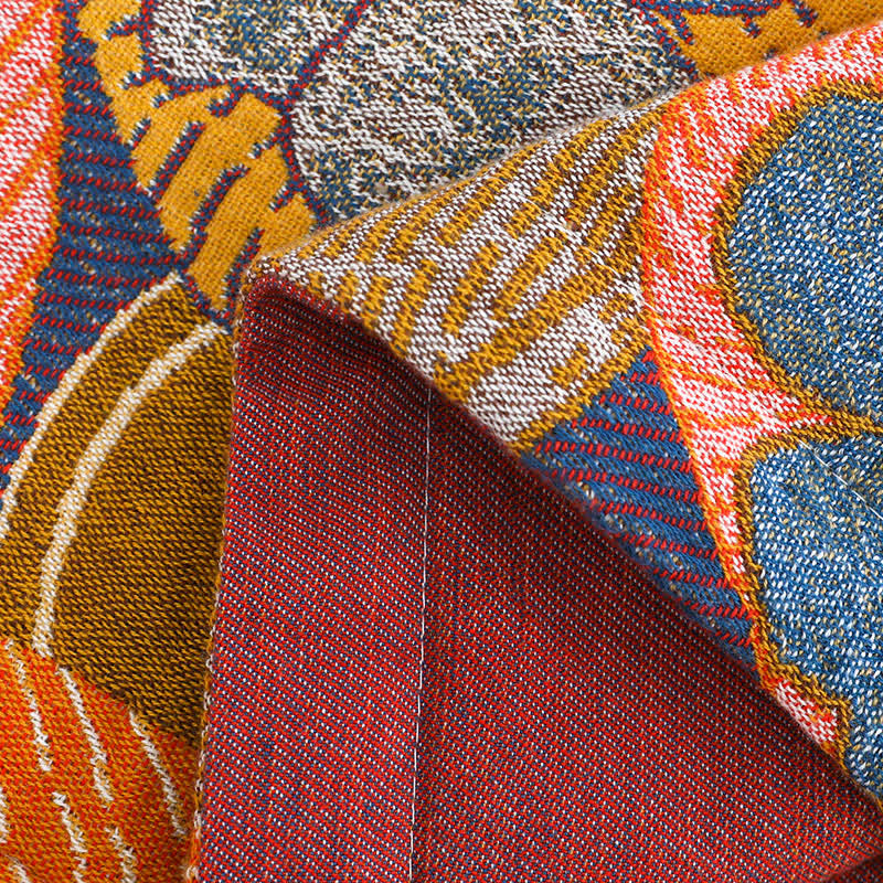 Persimmon Bliss | Soft & Breathable Reversible Cotton Gauze Quilt