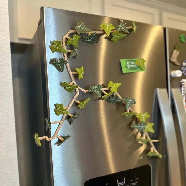 Verdant Vibes | Artistic Leaf Fridge Magnets