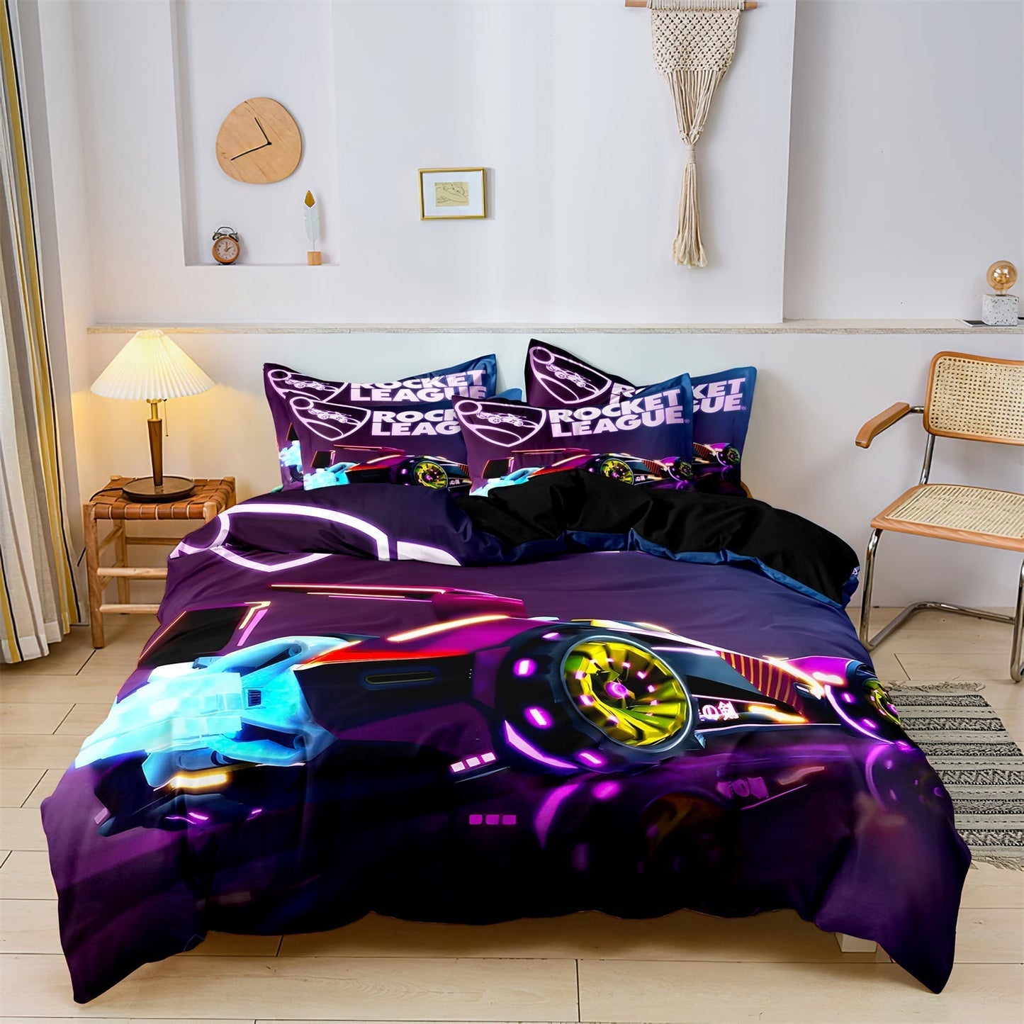 TurboBlast | Rocket Car Racing Duvet Cover Set