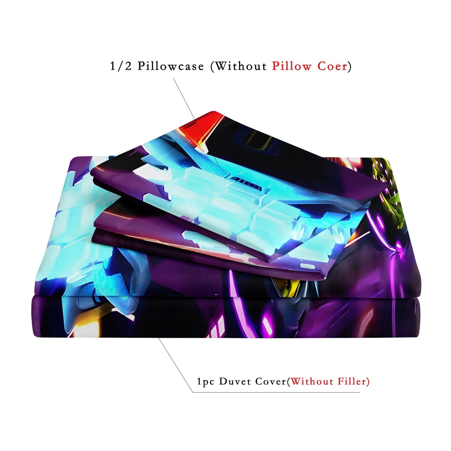 TurboBlast | Rocket Car Racing Duvet Cover Set