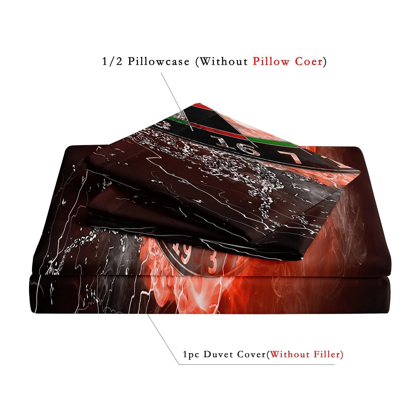 Bullseye Blaze | Striking Darts-Themed Duvet Cover