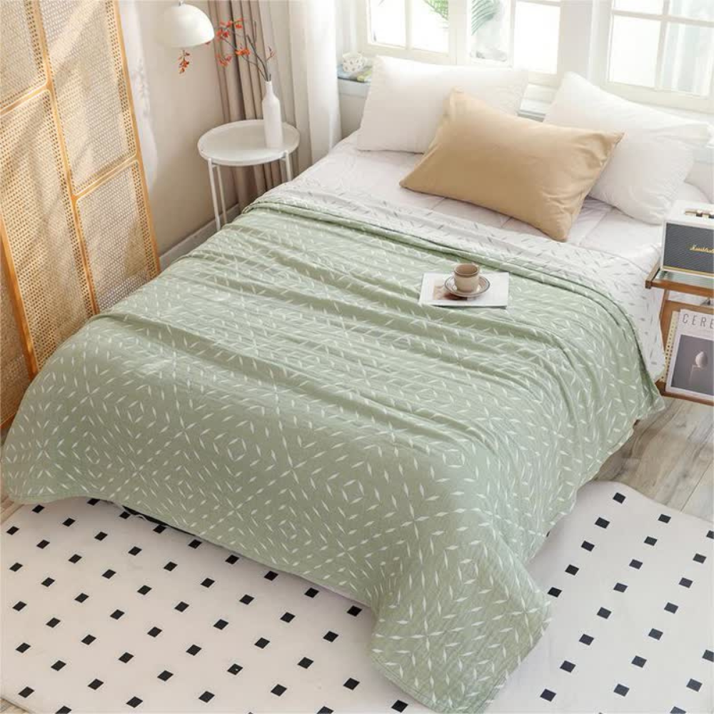 BreezeLeaf | Ultra-Soft Gauze Throw
