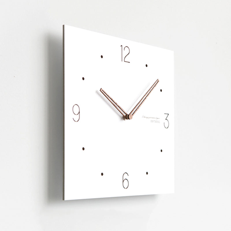 TempoFrame | Modern White Geometric Wall Clock