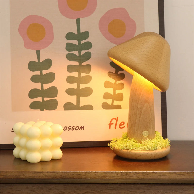 MysticMushroom | Enchanting Rotating Mushroom Lamp