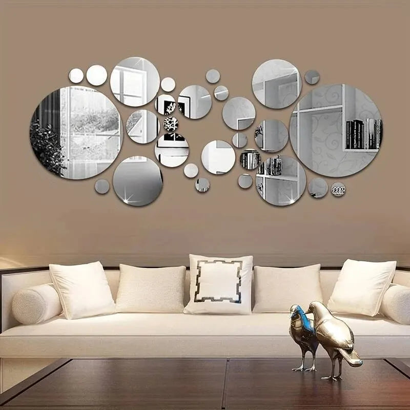 Reflect & Shine | Decorative Acrylic Mirror Wall Decal