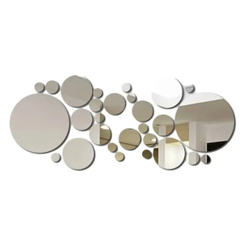 Reflect & Shine | Decorative Acrylic Mirror Wall Decal