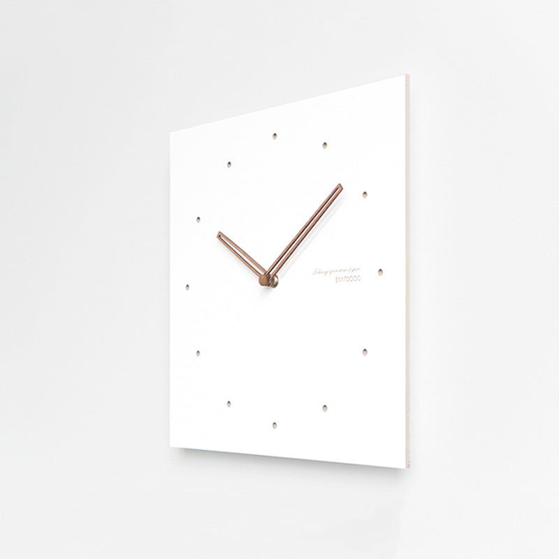 TempoFrame | Modern White Geometric Wall Clock
