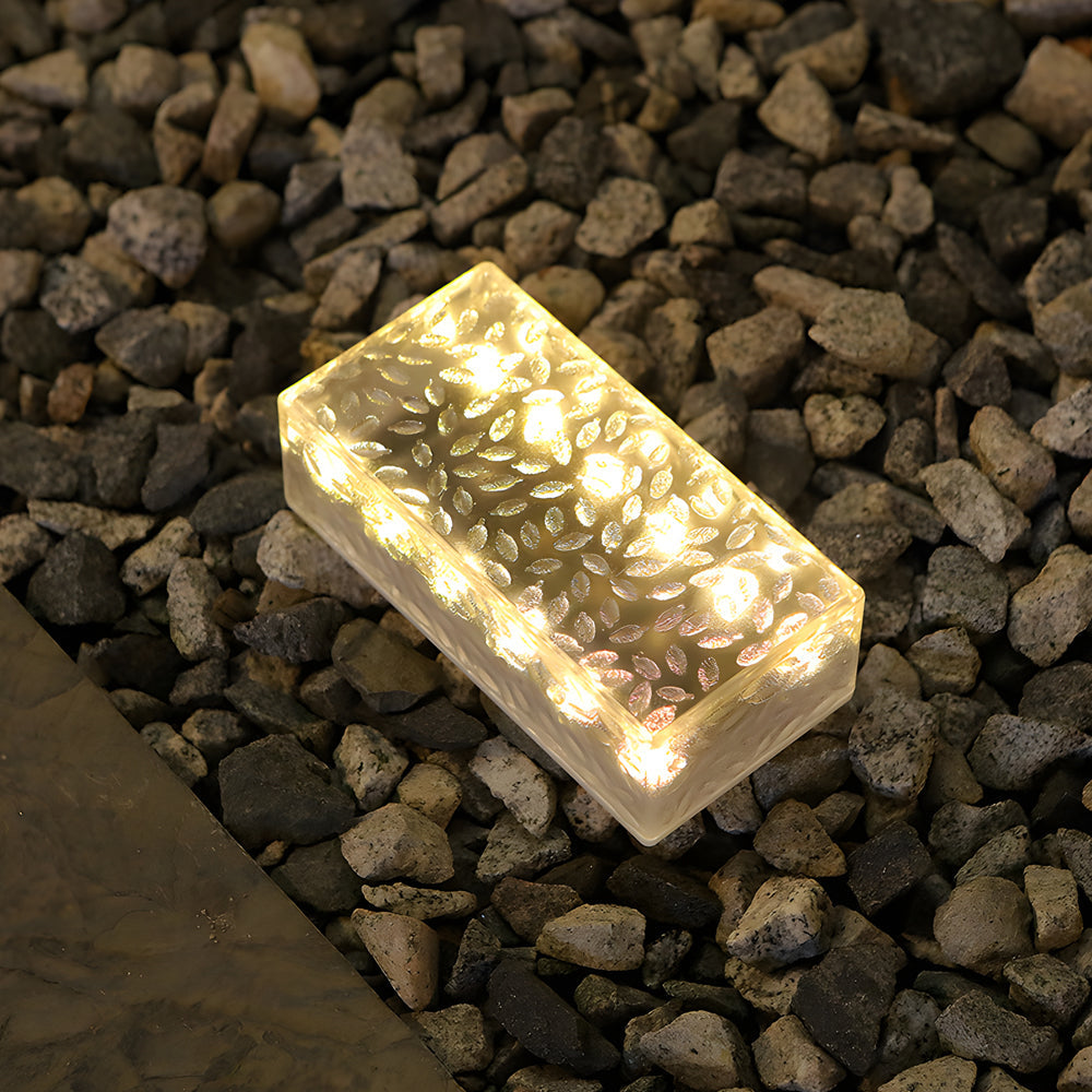 GlowBrick | Modern & Elegant Solar Ice Brick Light