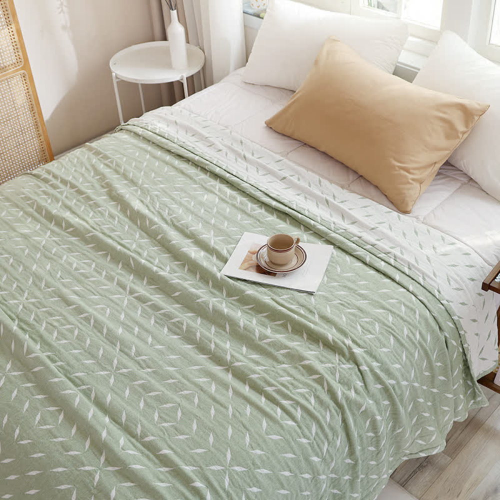 BreezeLeaf | Ultra-Soft Gauze Throw