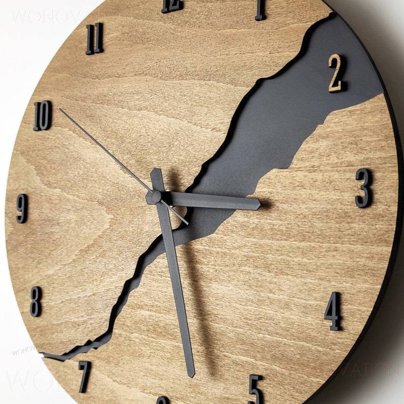 TimberTrace | Artisan Timepiece with Rustic Charm and Weathered Wood Detail