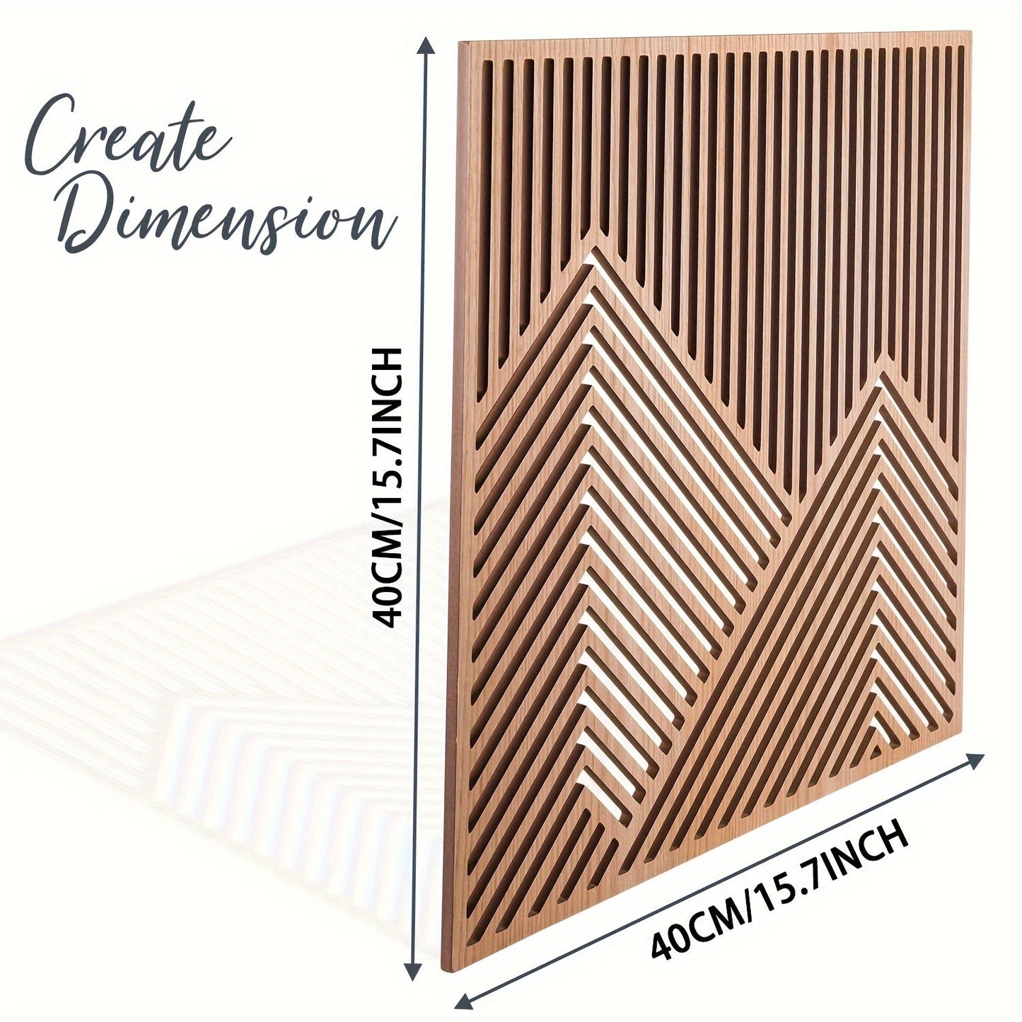TranquilPeaks | Minimalist Wooden Mountain Wall Art Panels