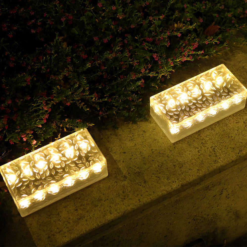 GlowBrick | Modern & Elegant Solar Ice Brick Light