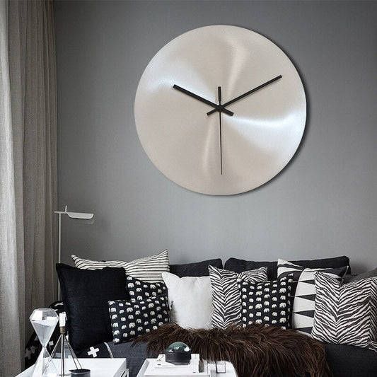 MetroSleek | Stainless Steel Wall Clock