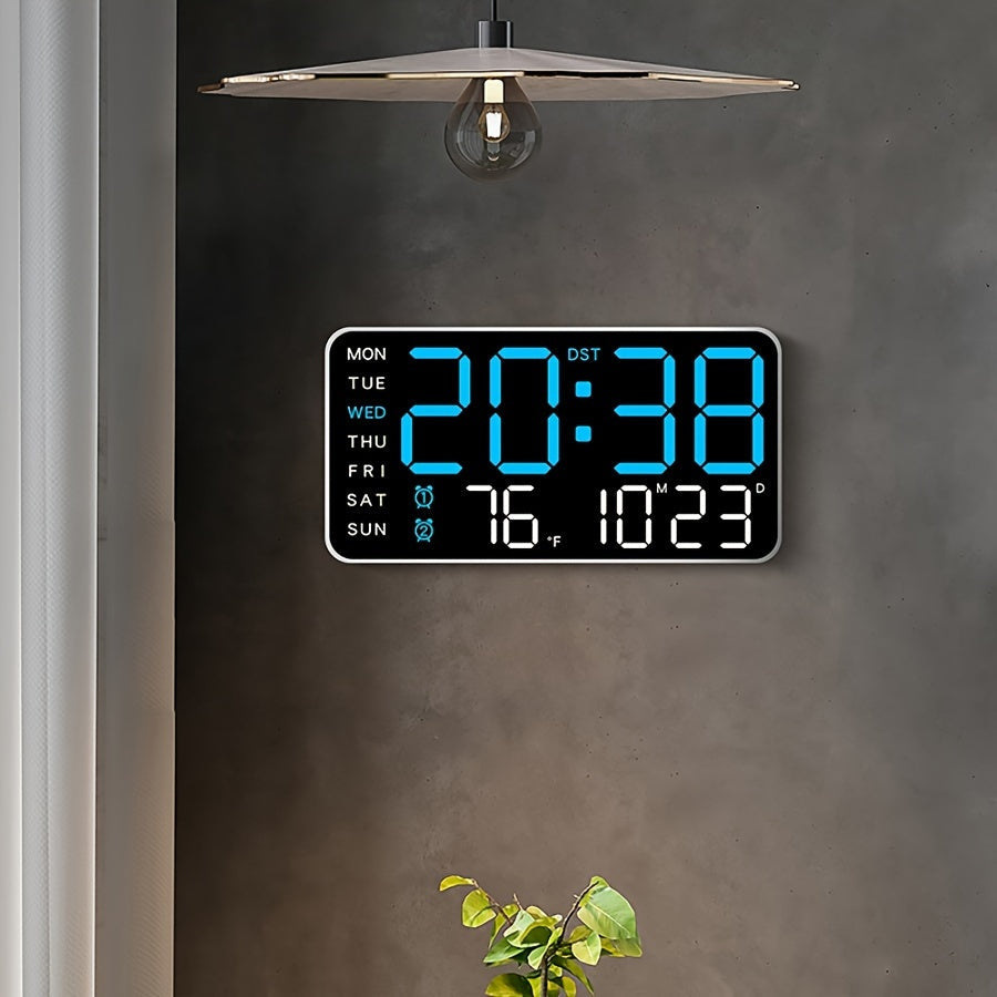 Digitix Glow | Modern Digital Wall Clock