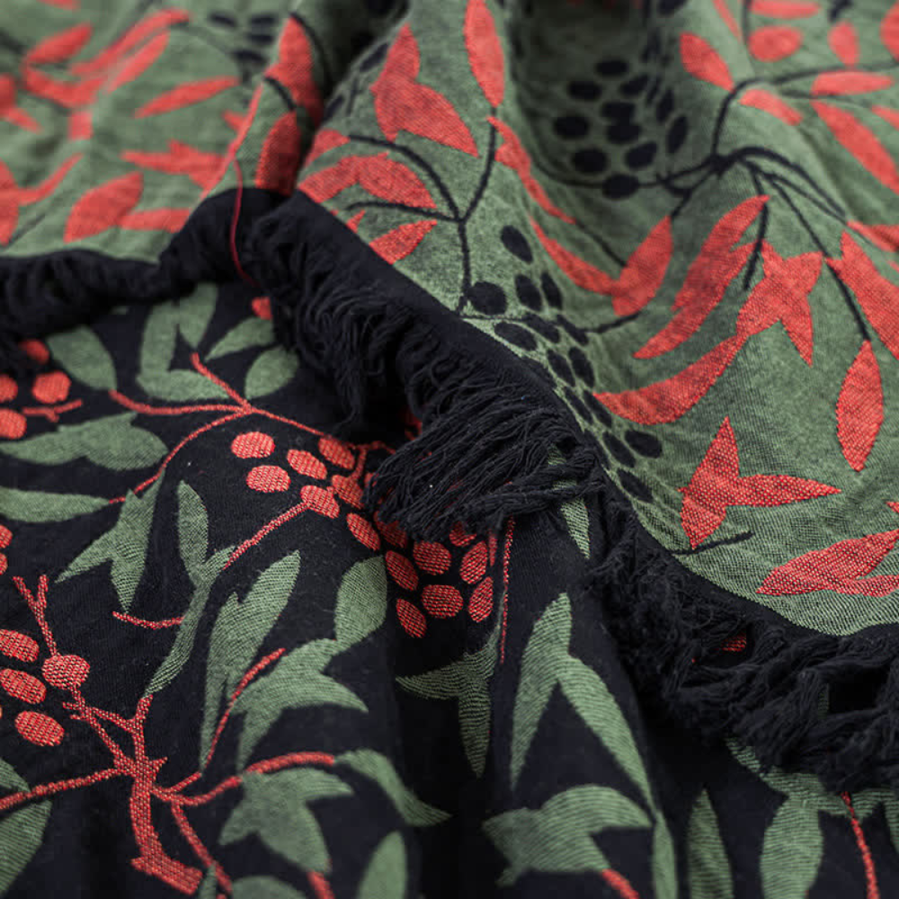FloraNest | Botanical Charm Throw