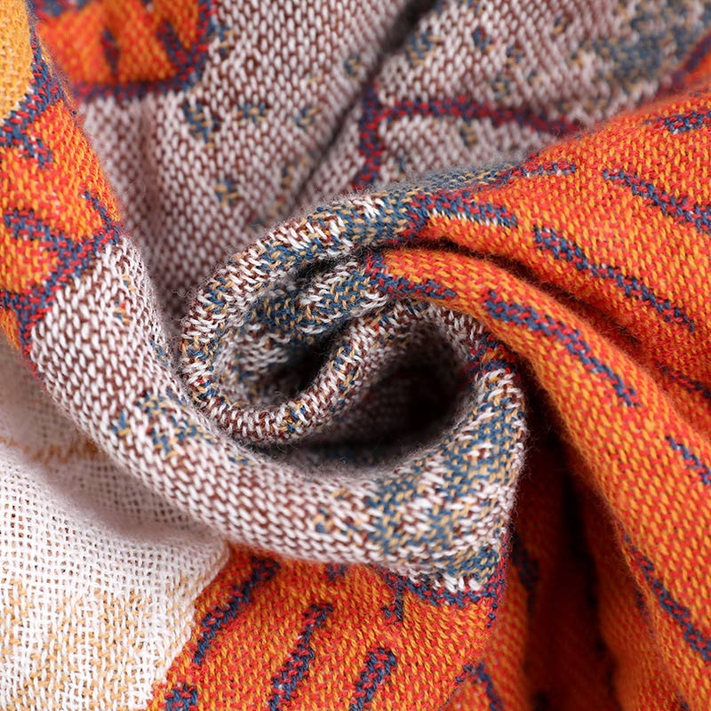 Persimmon Bliss | Soft & Breathable Reversible Cotton Gauze Quilt