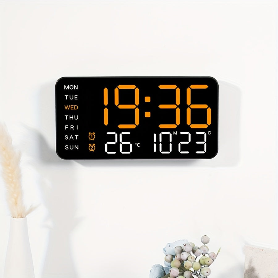 Digitix Glow | Modern Digital Wall Clock