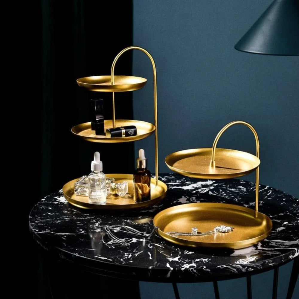 GoldLux | Elegant Storage Rack