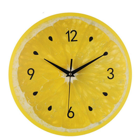 CitrusClock | Vibrant Lemon Wall Clock