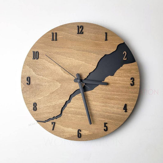 TimberTrace | Artisan Timepiece with Rustic Charm and Weathered Wood Detail