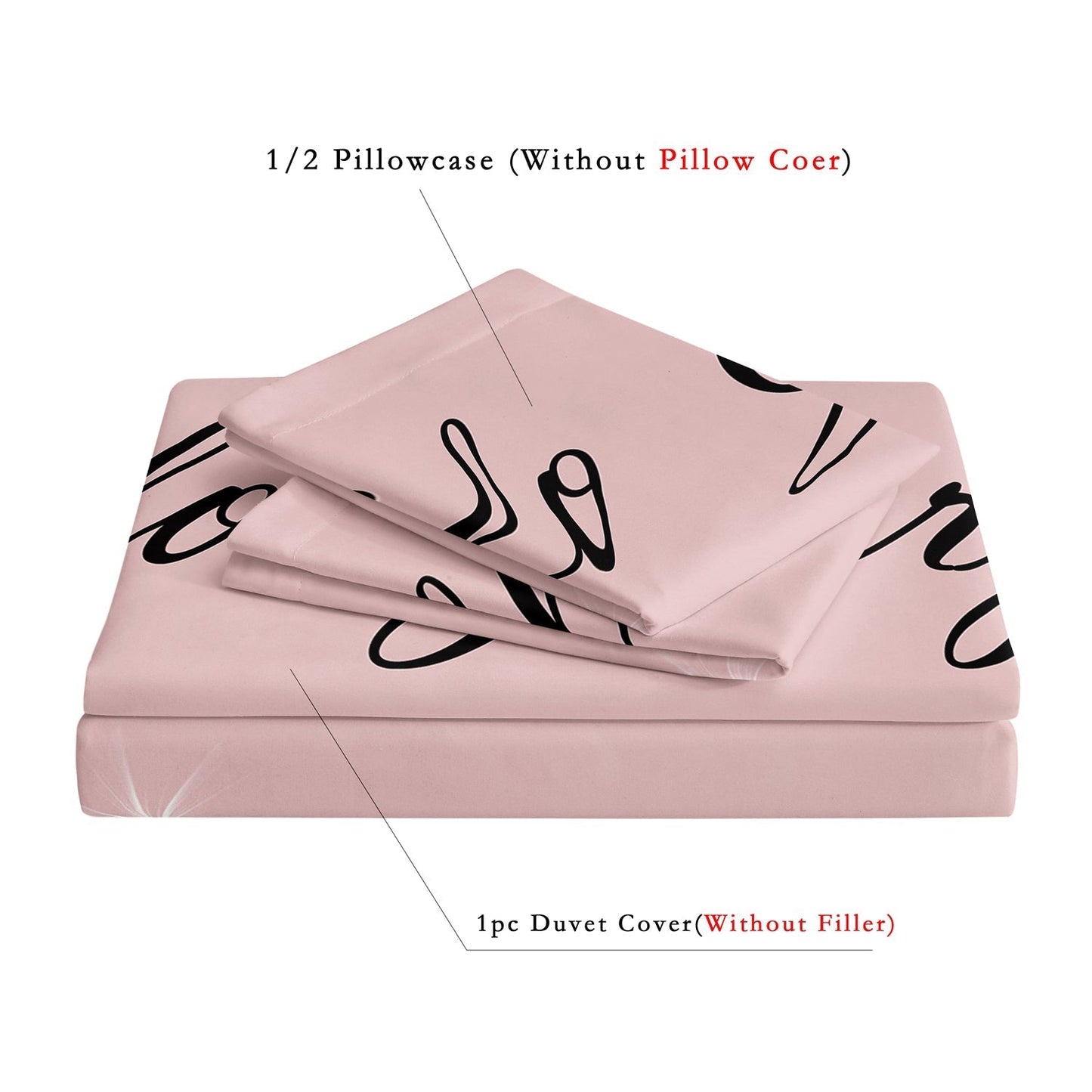 LushLashes | Chic Eyelash Print Duvet Cover Set