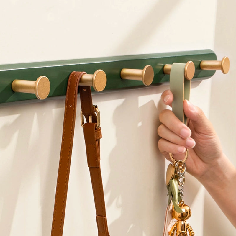 EleganceHome | Gold Hook Wall Coat Rack