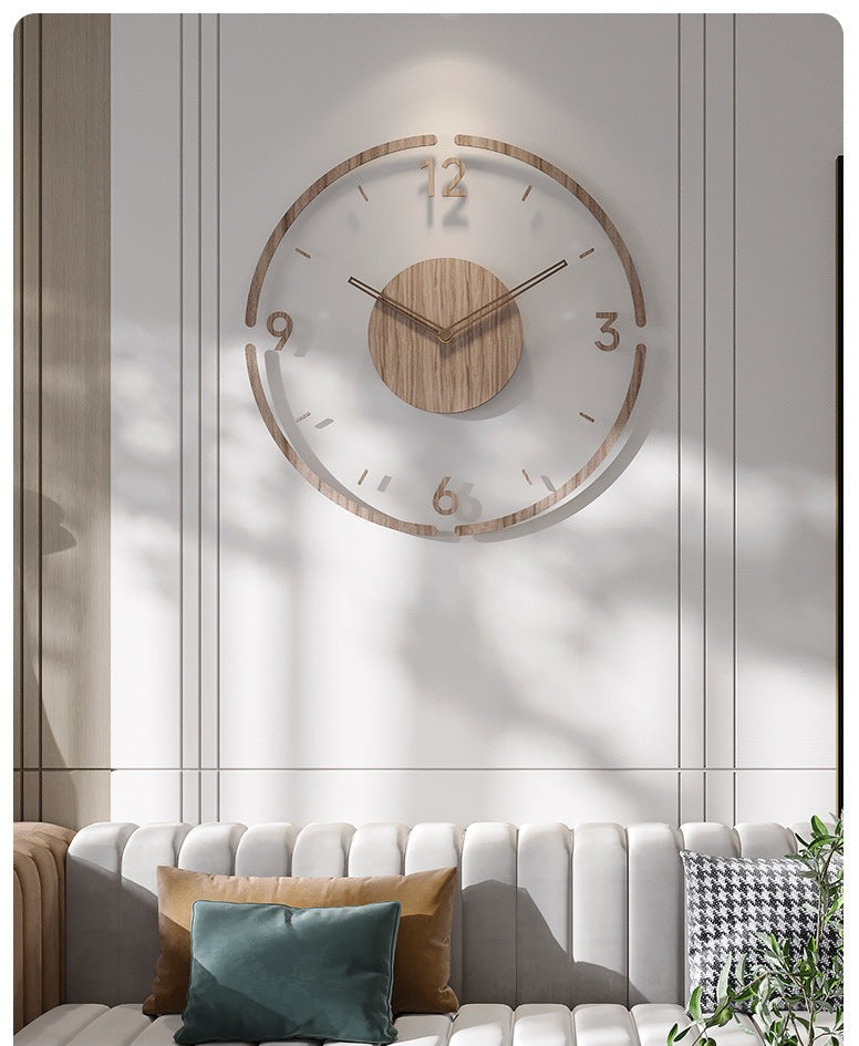 Silent Harmony | Elegant Wooden Wall Clock