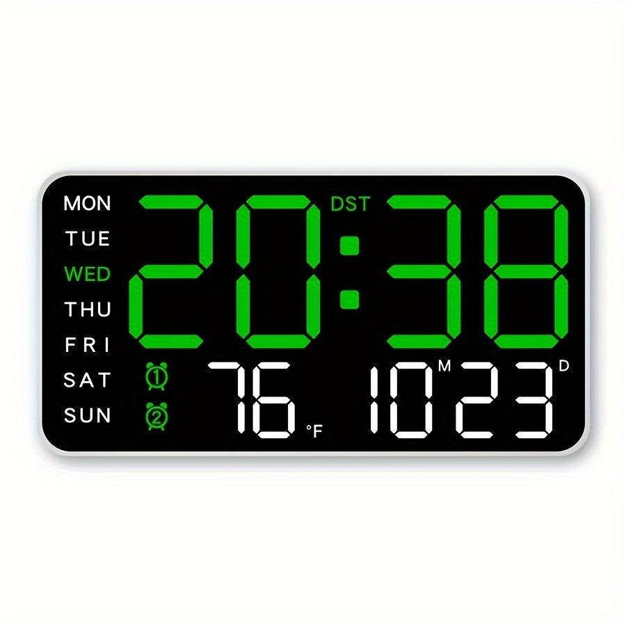 Digitix Glow | Modern Digital Wall Clock