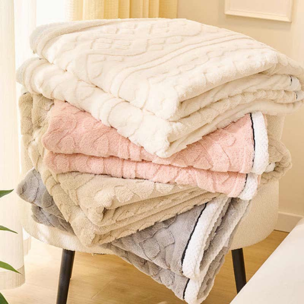 VelvetLoom | Ultra-Soft Jacquard Fleece Blanket