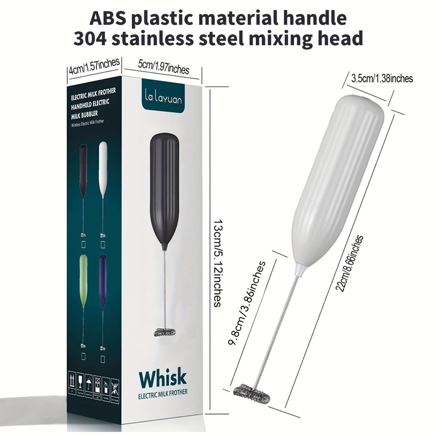 FoamWhirl | Battery-Powered Handheld Milk Frother